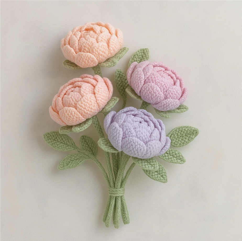 Various Crochet Floral Bouquet Patterns