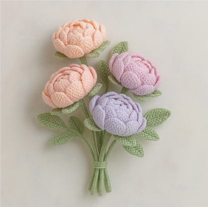 Various Crochet Floral Bouquet Patterns