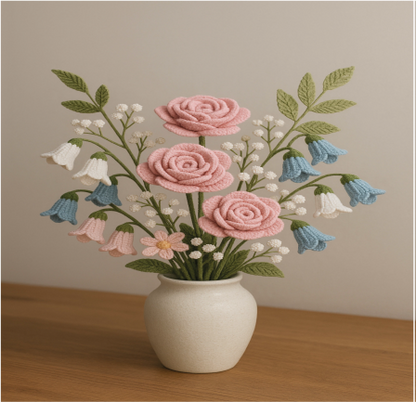 Various Crochet Floral Bouquet Patterns